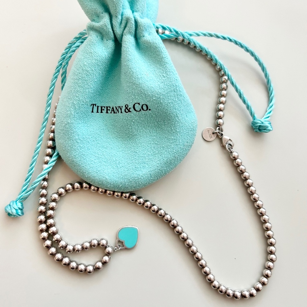 Return to Tiffany bead necklace